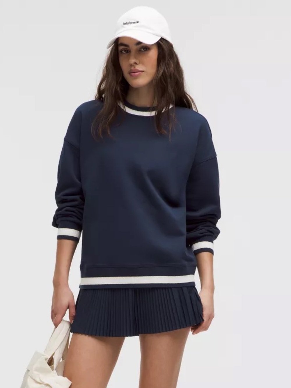 Lululemon Perfectly Oversized Ringer Crewneck